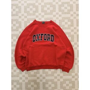 Vintage Oxford University Sweatshirt Size Medium Red 90s